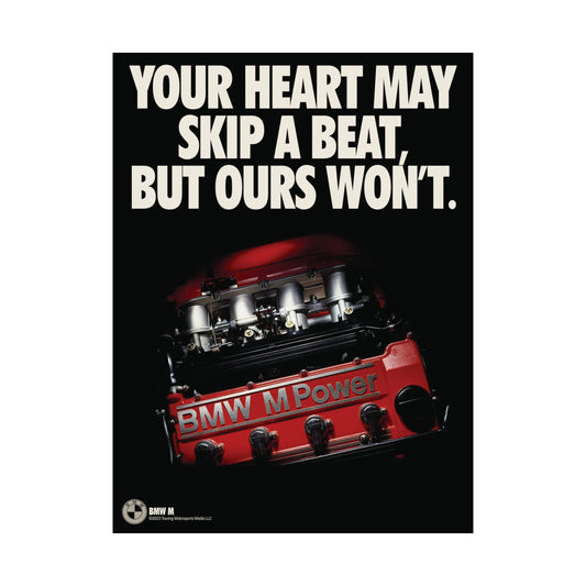 BMW Heart Poster 18x24