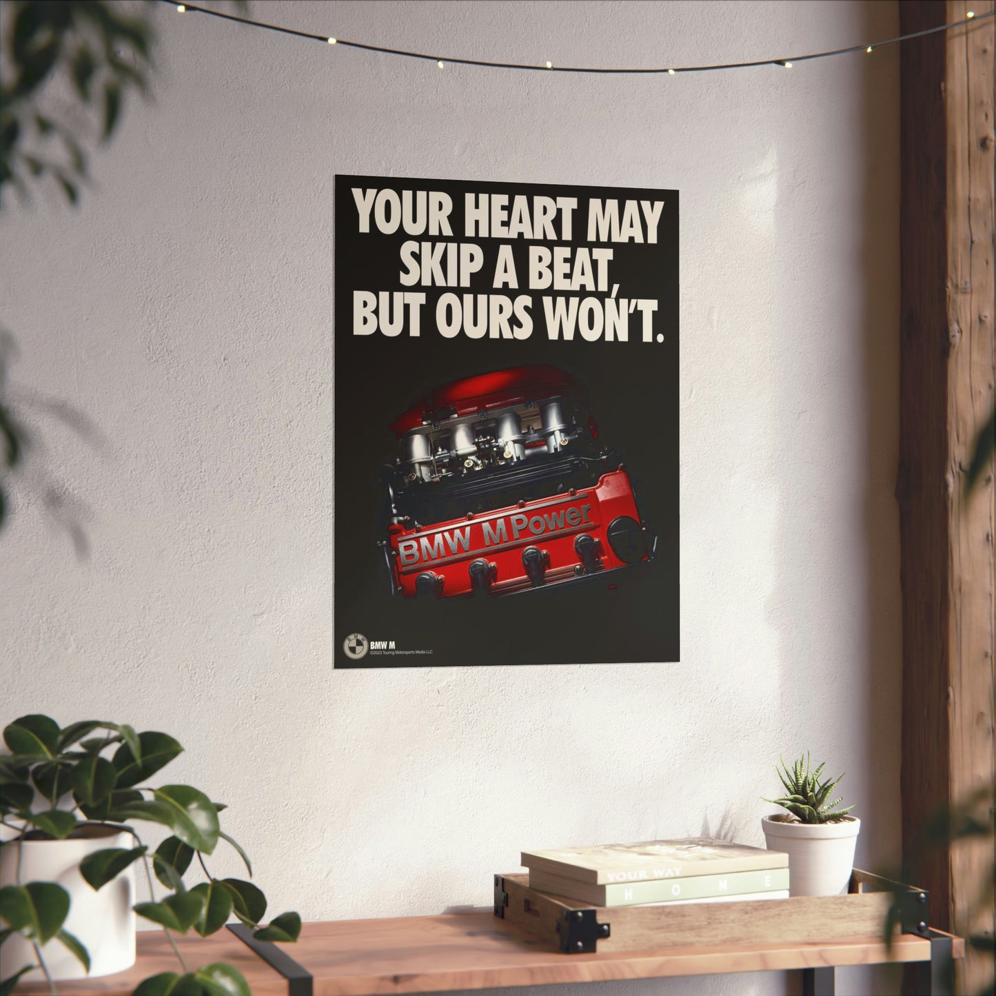 BMW Heart Poster 18x24