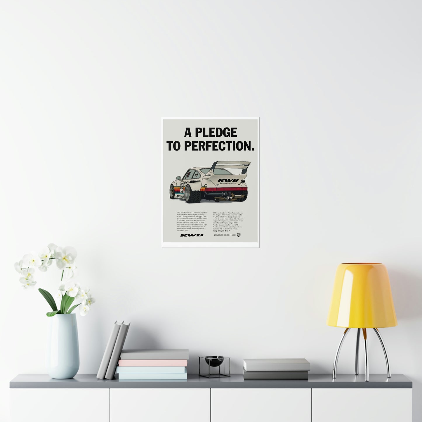 Porsche Pledge Poster 18x24